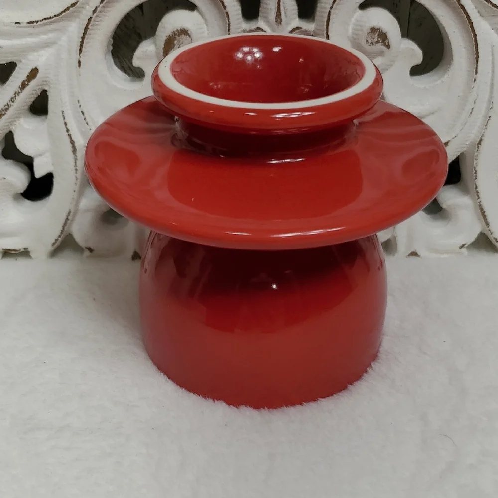 Butter Bell Red Ceramic Butter Crock